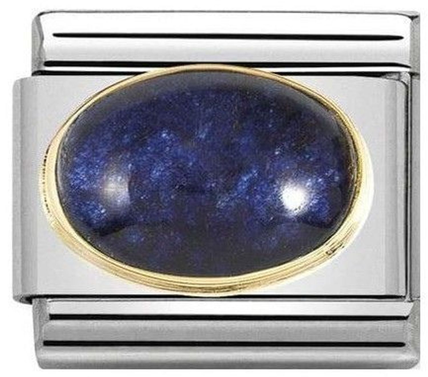 Nomination - Link 18K zawieszka złoto 'Niebieski Kryształ górski' 030516 04 biżuteria nomination nomination zawieszki nomination baza.jpg